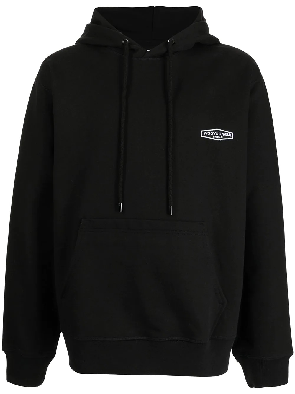 logo-print pullover hoodie - 1