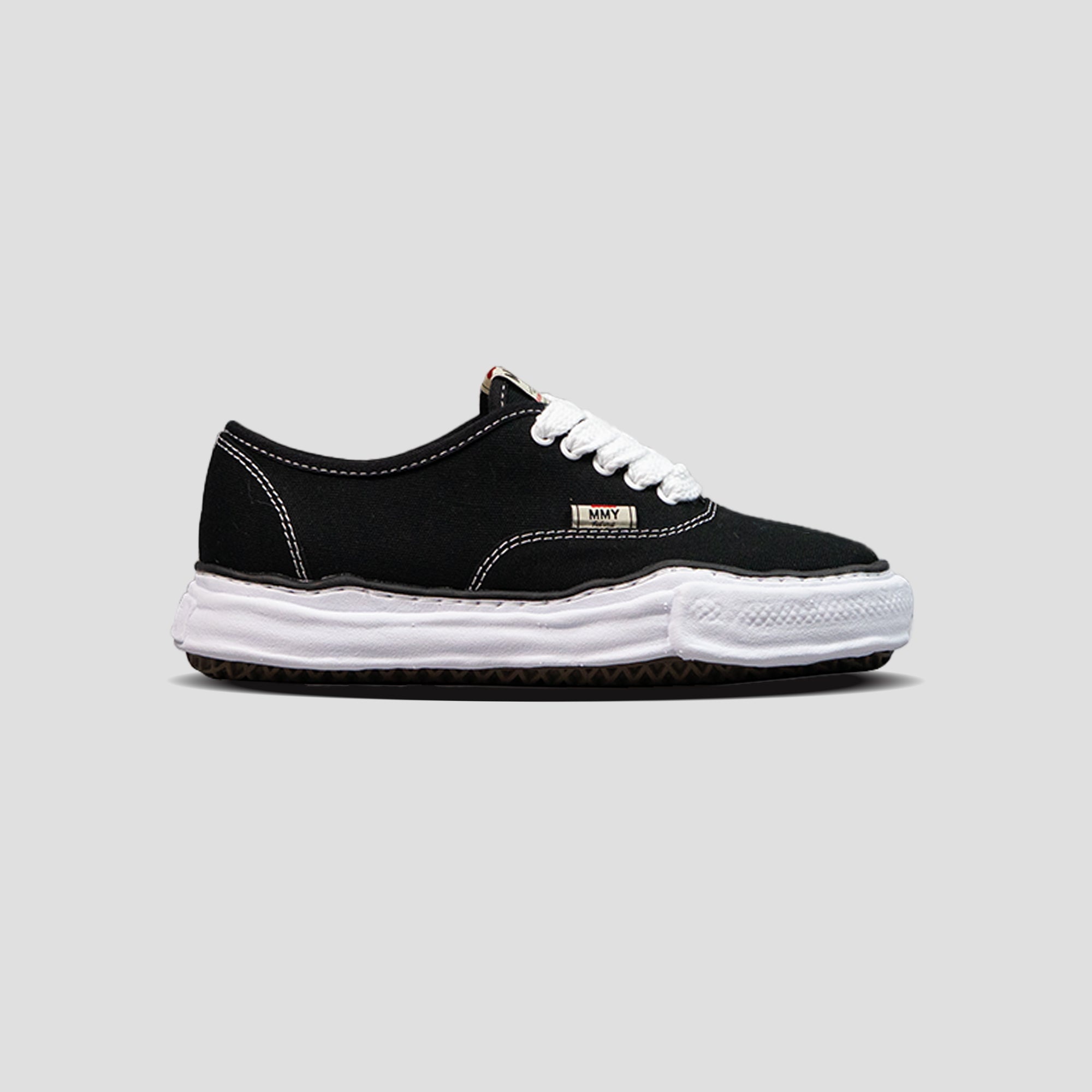 BAKER OG SOLE LOW-TOP CANVAS SNEAKERS - 1