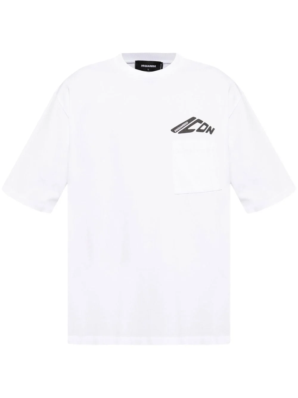 Icon crew-neck cotton T-shirt - 1