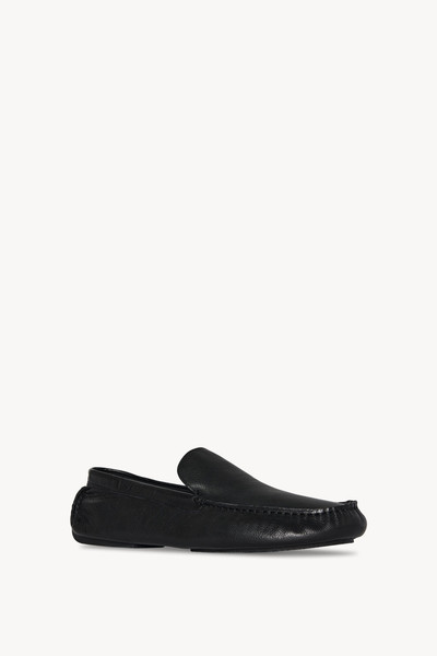 The Row Lucca Slip On in Leather outlook