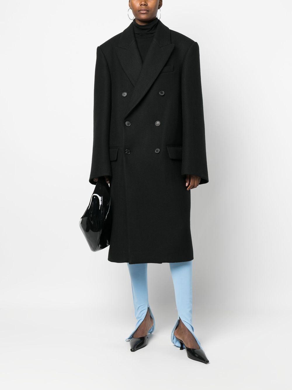 x Hailey Bieber virgin wool coat - 2