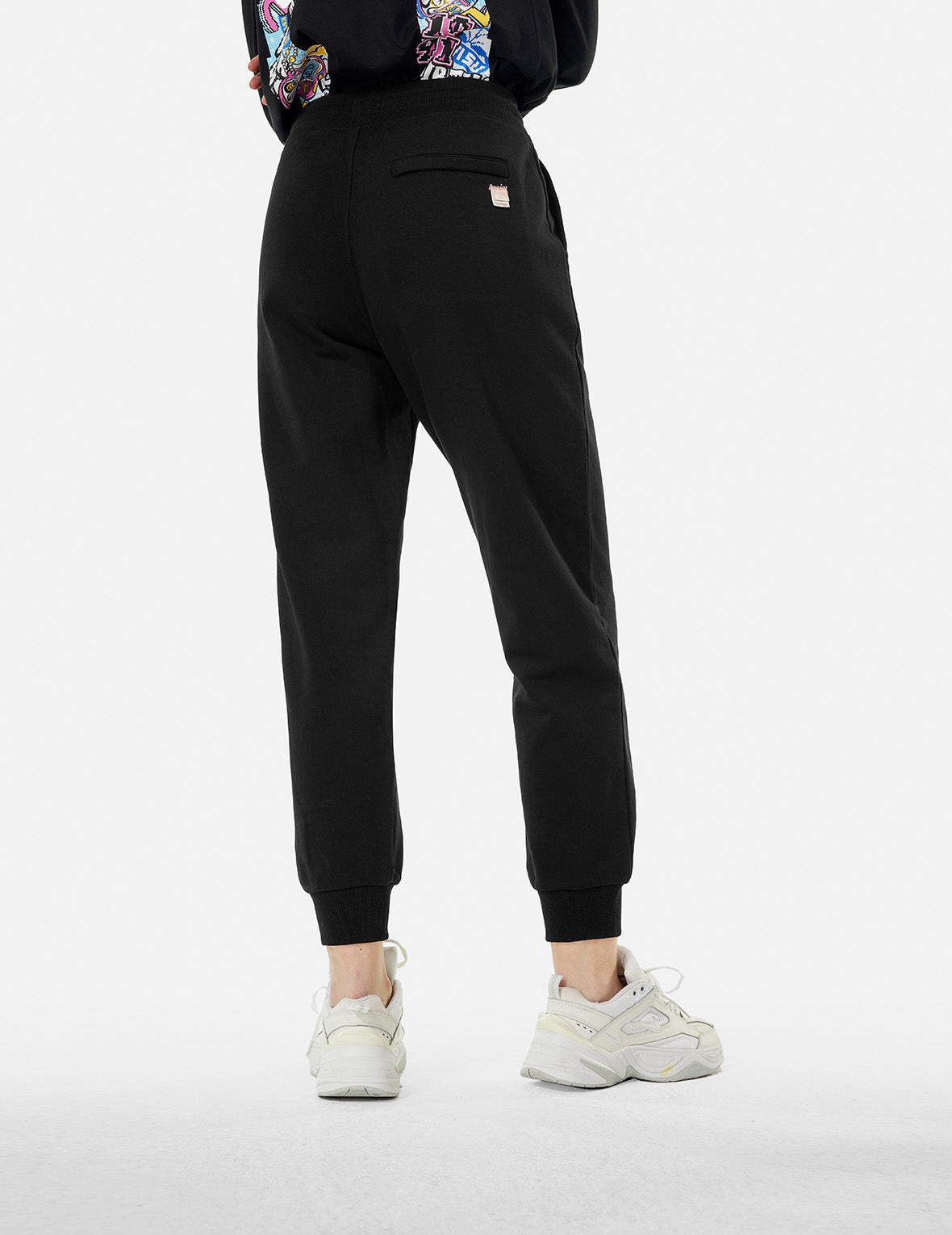 Logo Print and Seagull Embroidery Regular Fit Sweatpants - 7