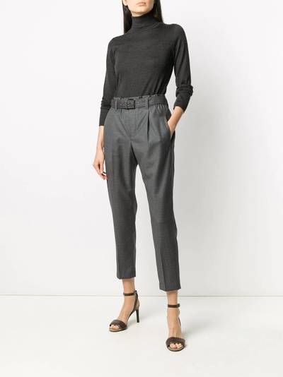 Brunello Cucinelli belted waist trousers outlook