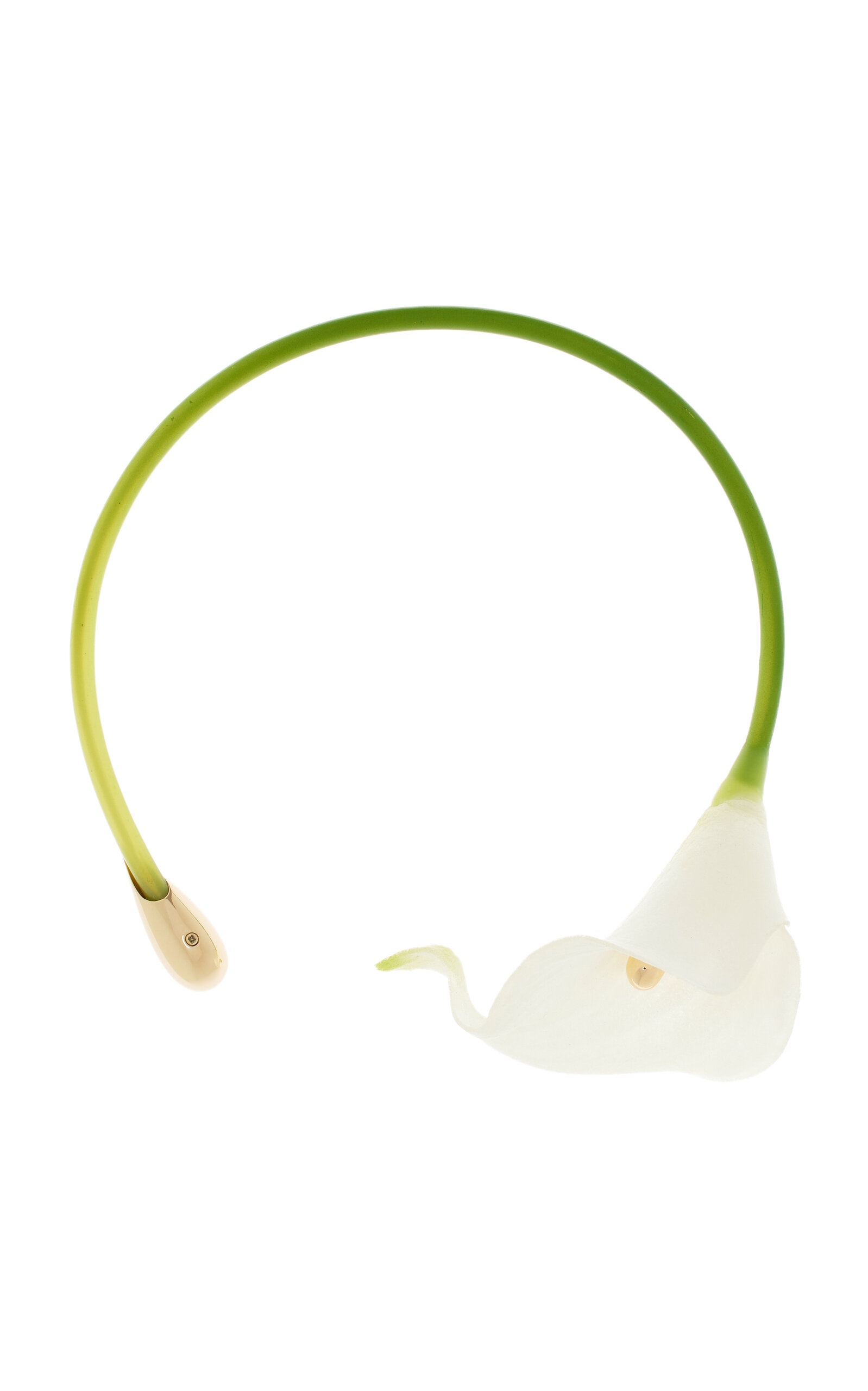 Calla Vine Choker white - 1
