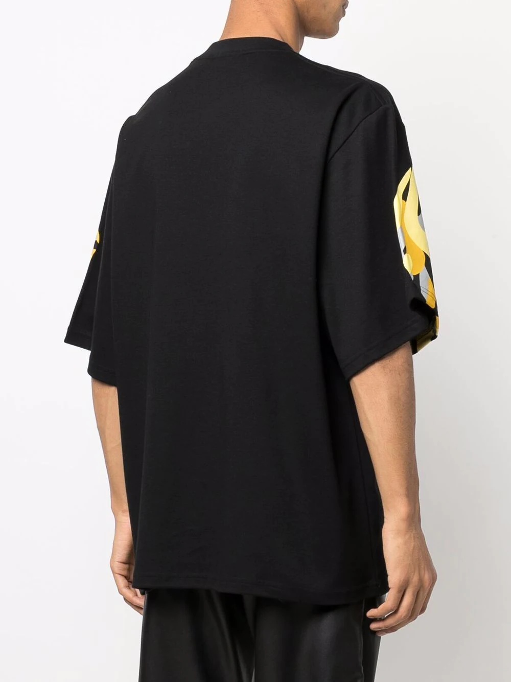 oversize-logo cotton T-shirt - 4