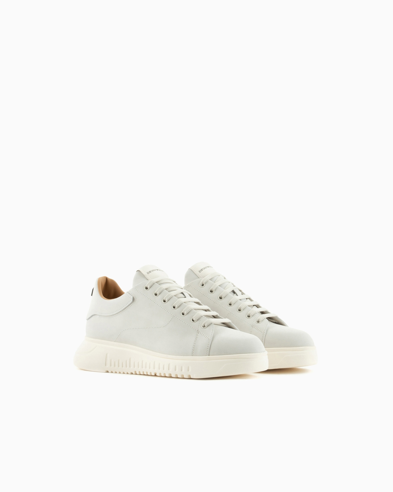 Nubuck sneakers with knurled soles - 2
