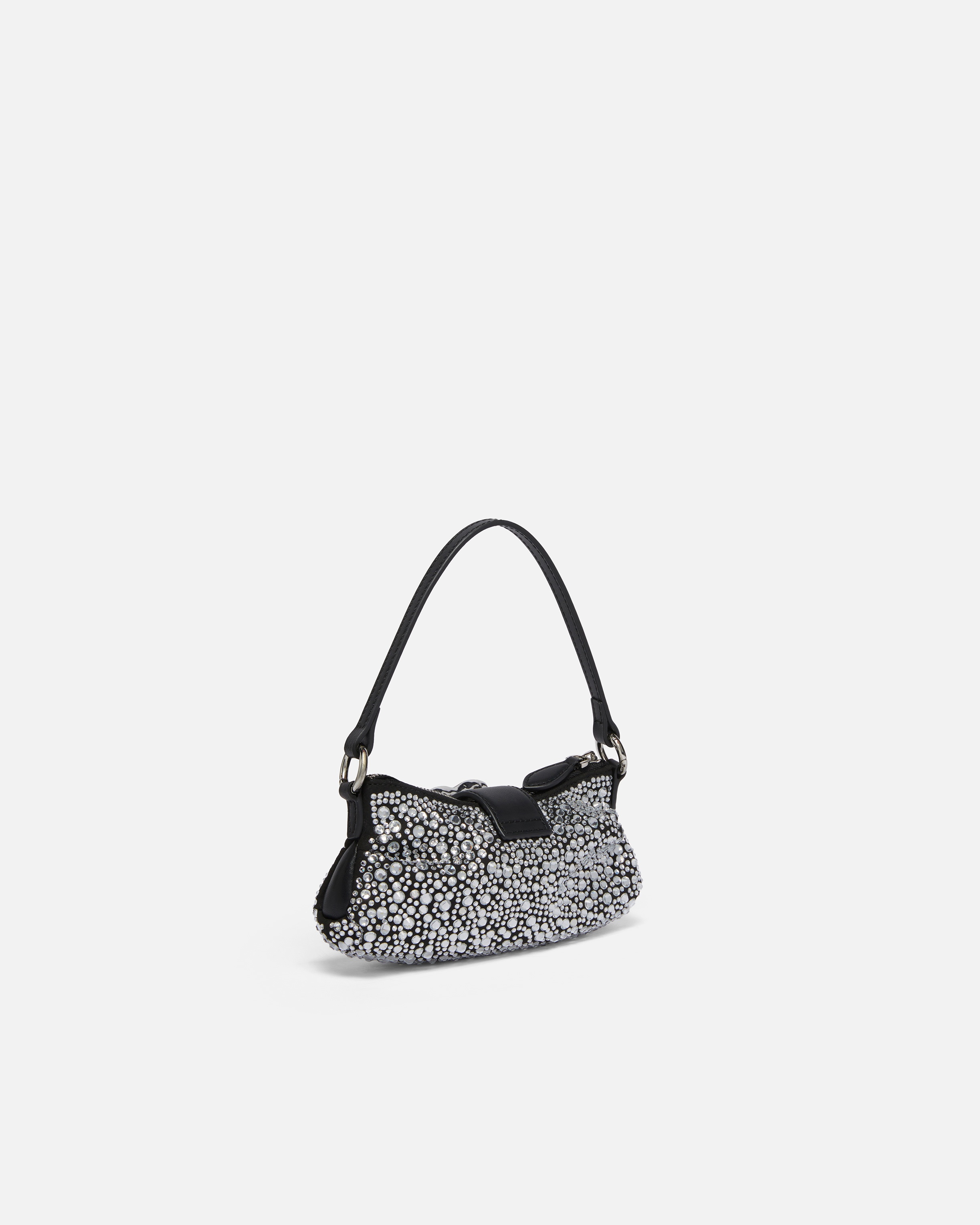 SOFT JOLENE HANDBAG IN LEATHER WITH RHINESTONES - 2