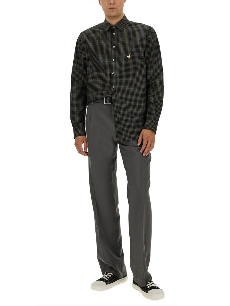 Moschino Shirt With Goose Embroidery outlook
