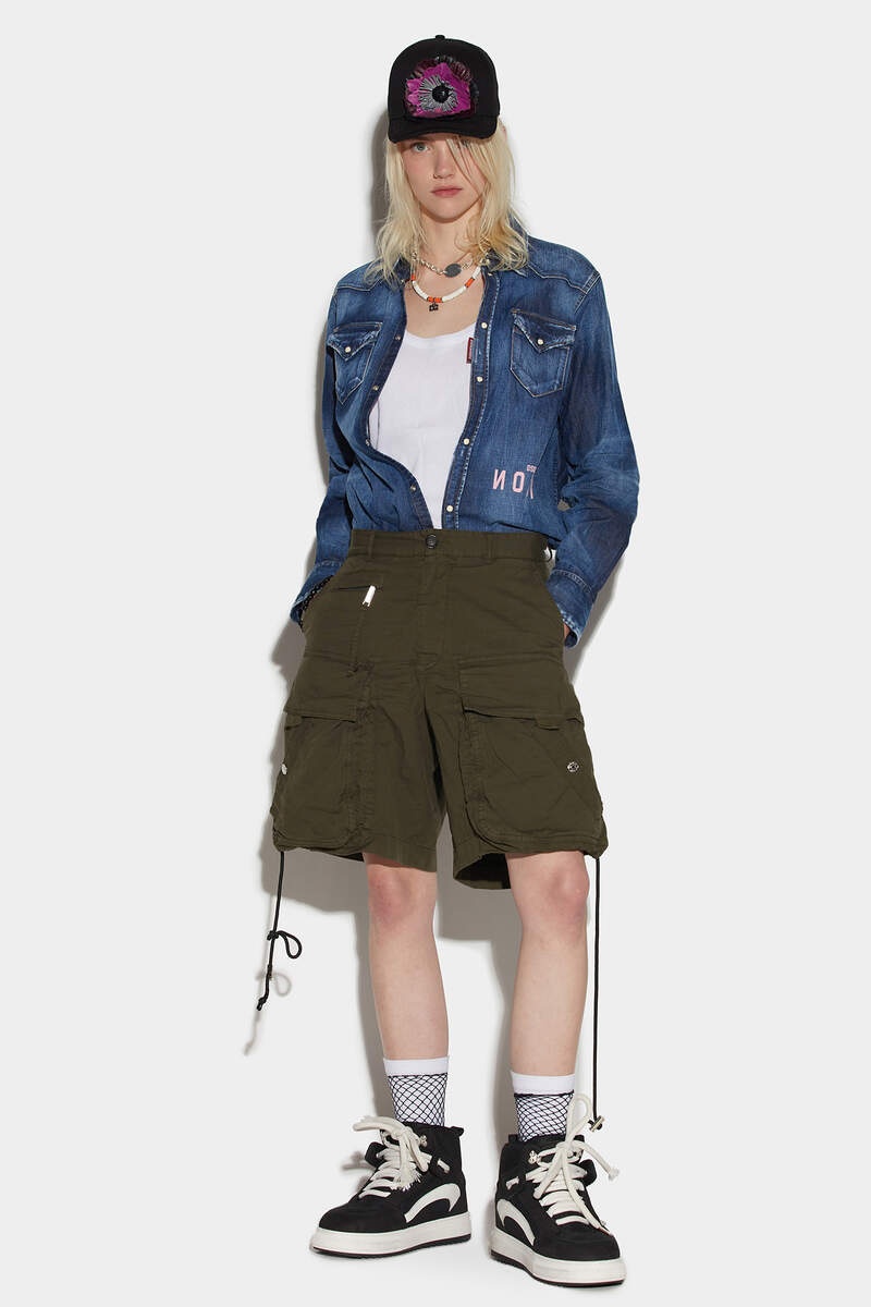 CARGO BAGGY SHORTS - 3