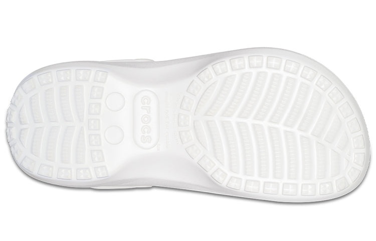 (WMNS) Crocs Classic Platform Lined Clogs 'White' 207938-100 - 6