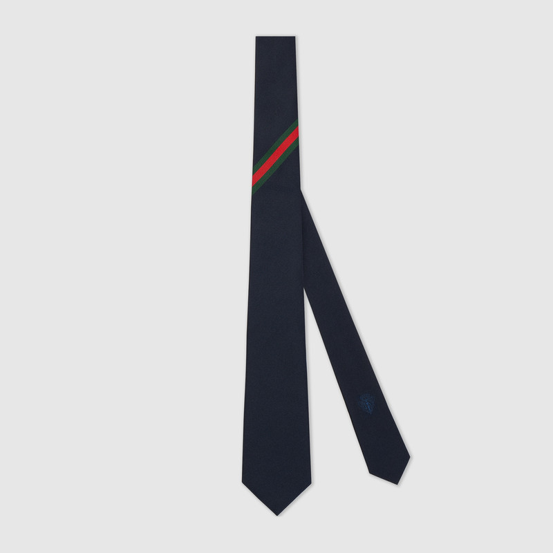 Web silk jacquard tie 1