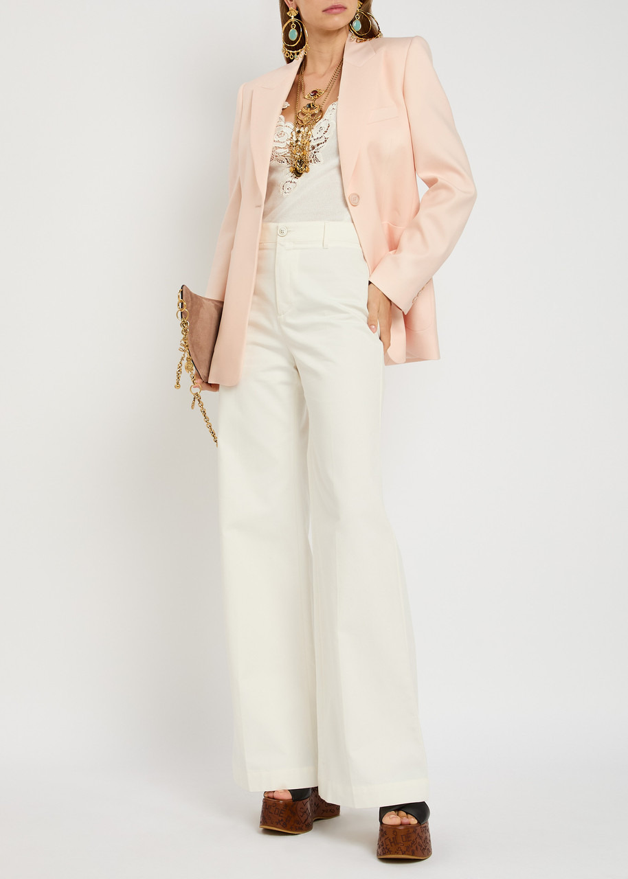Chloe Darted Wool Blazer - 4