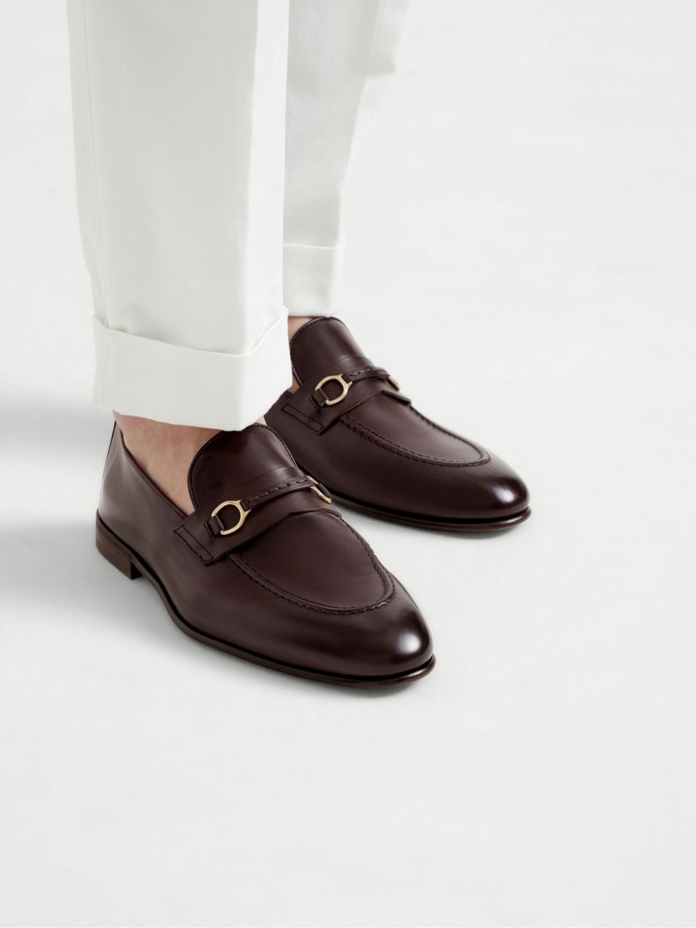 leather loafers - 5