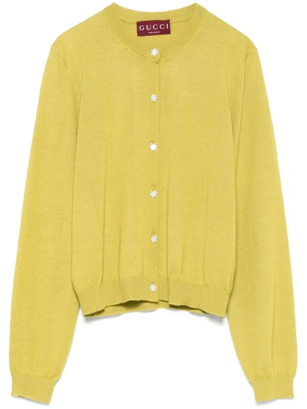 Gucci Women Long Sleeve Crew-Neck Cardigan - 1