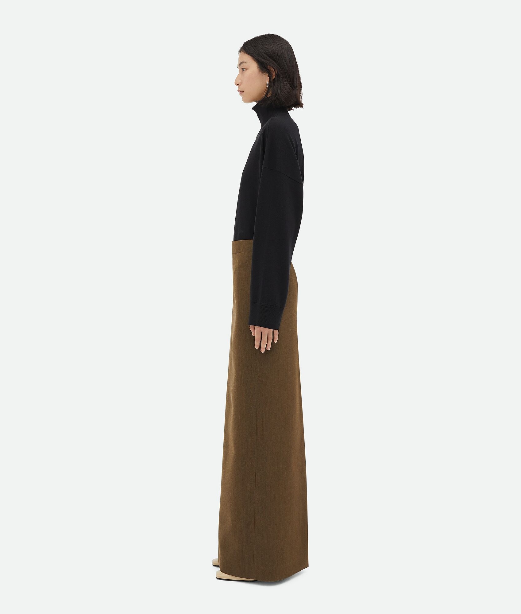 Soft Wool Twill Skirt - 2