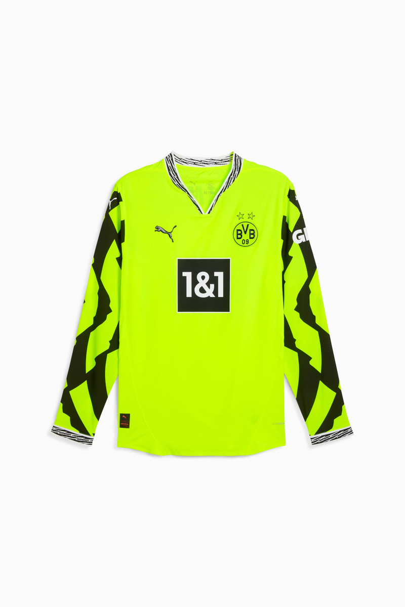 Borussia Dortmund Authentic Long Sleeve 특별 남성 저지 1