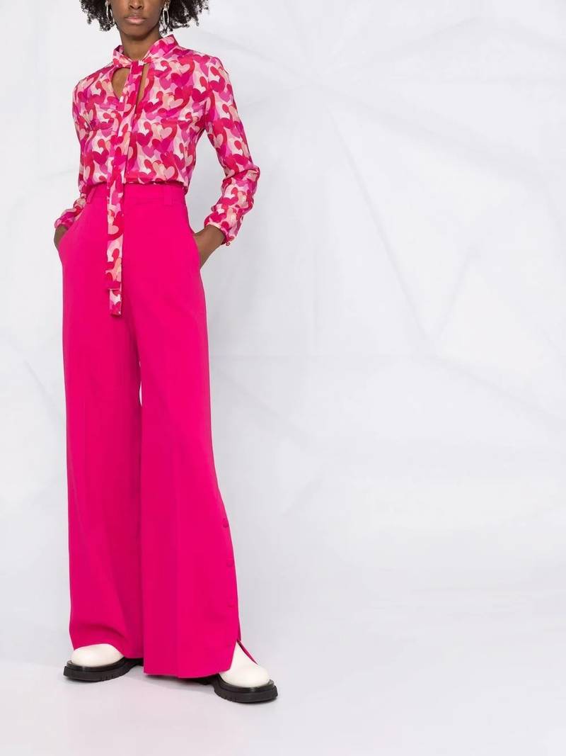 REDValentino wide-leg tailored trousers outlook