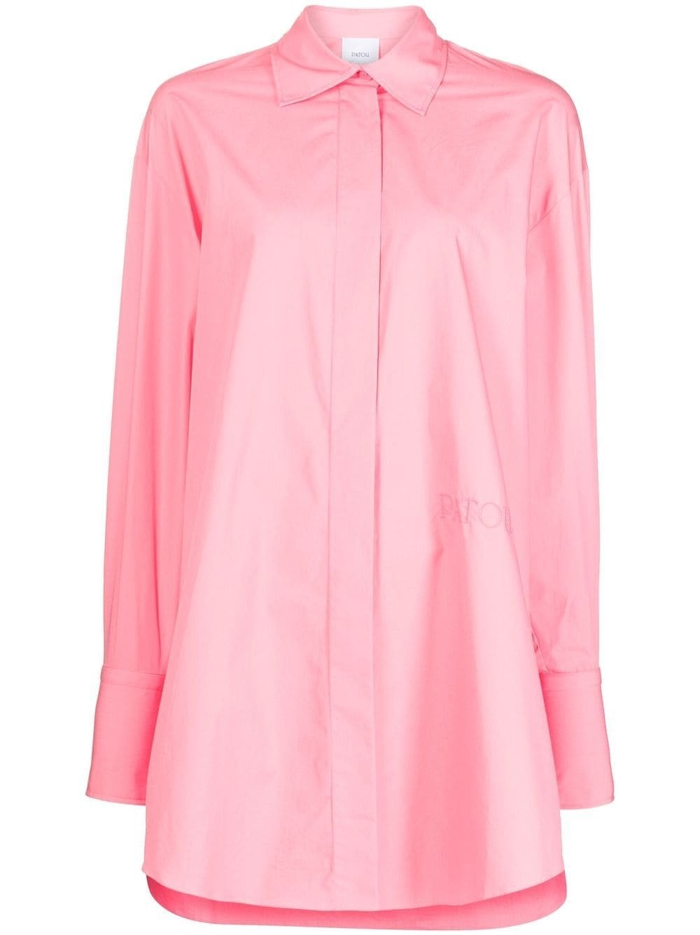 oversize long-sleeve cotton shirt - 1