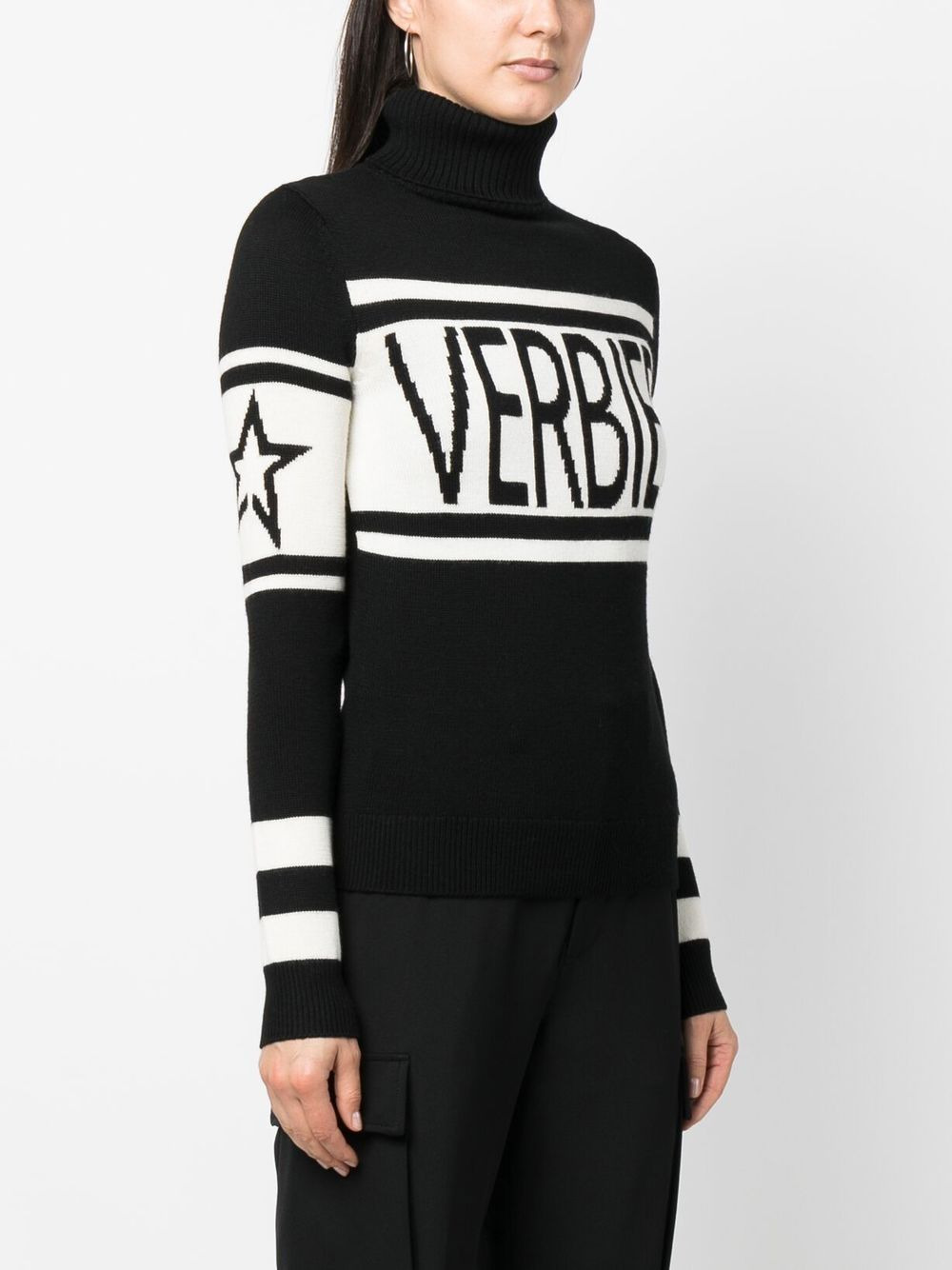 intarsia-knit roll-neck jumper - 3