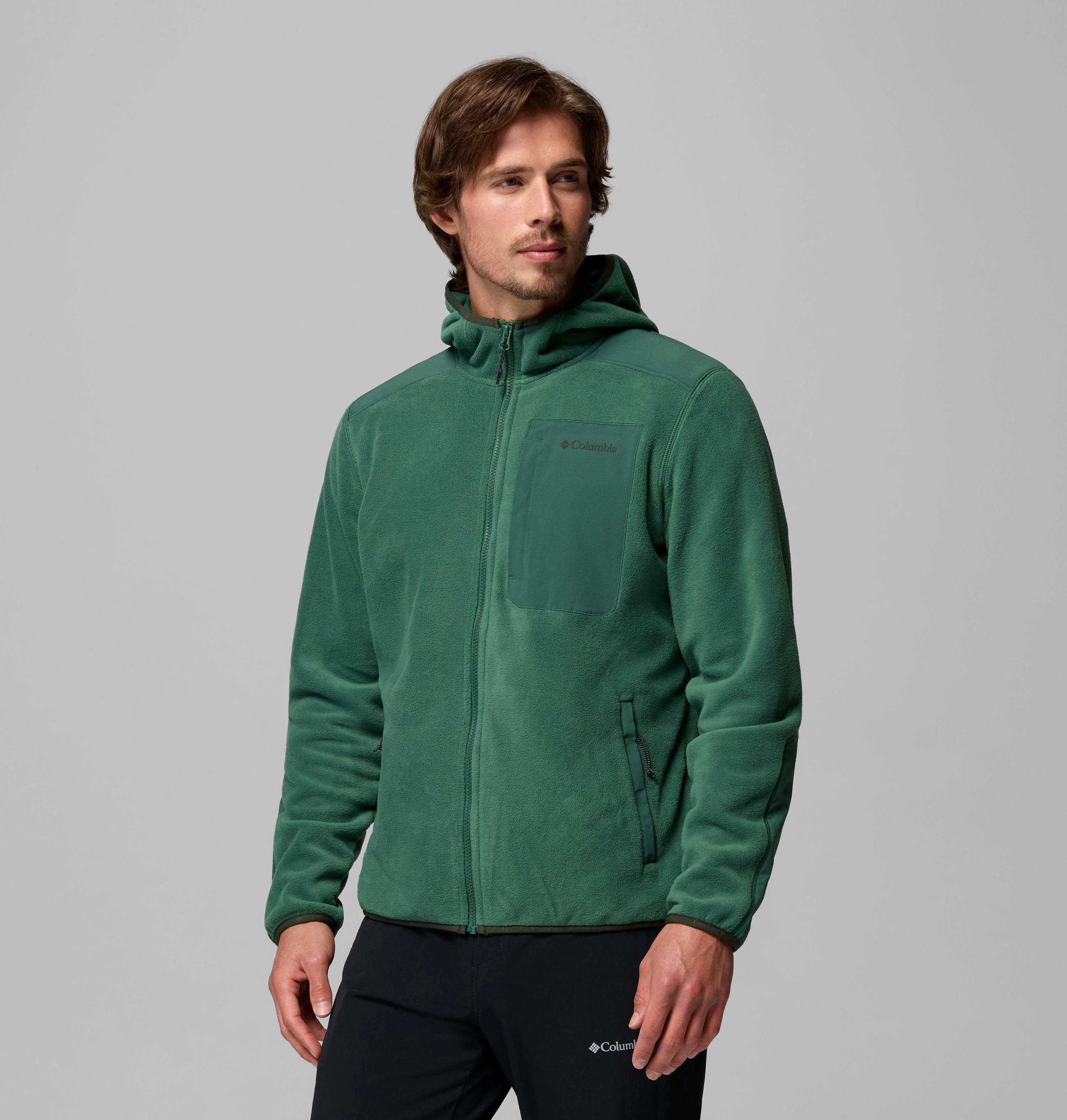Men's Pacific Arch 200 Hooded Full Zip Fleece - 1