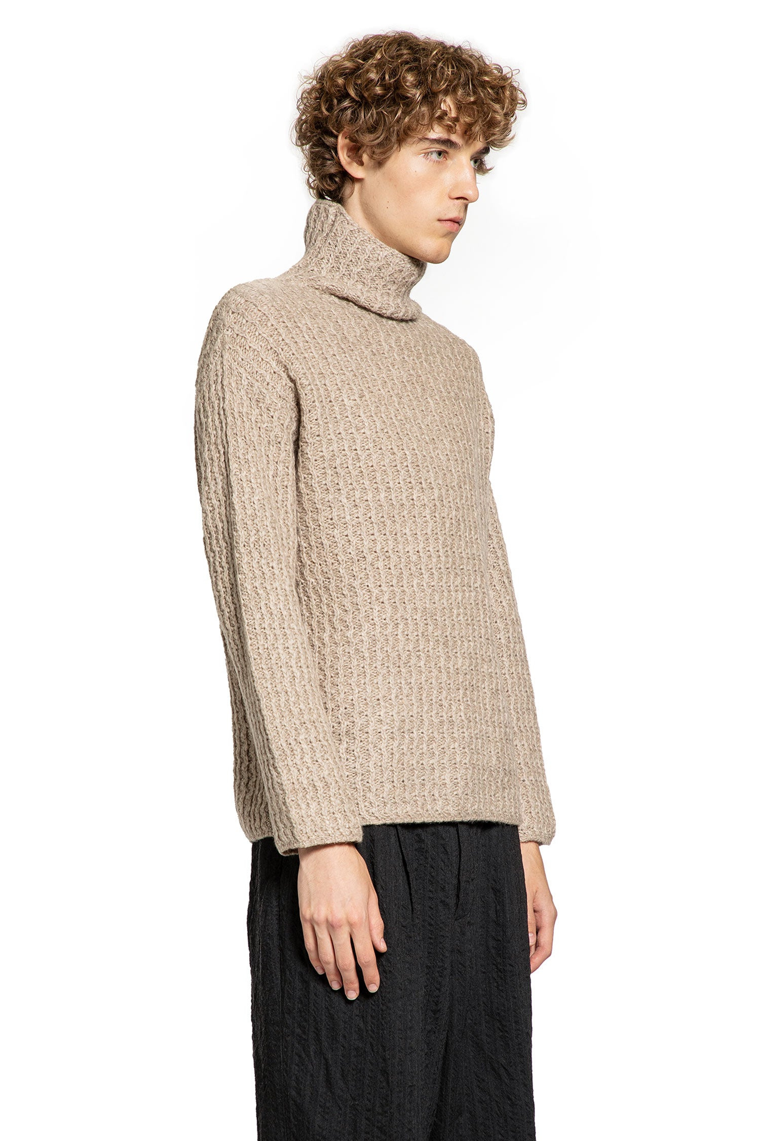 Forme D'expression Man Beige Knitwear - 2