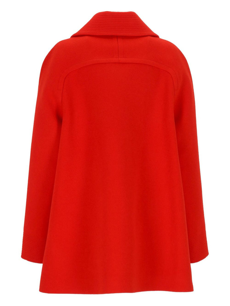 Valentino pocket-detail coat outlook