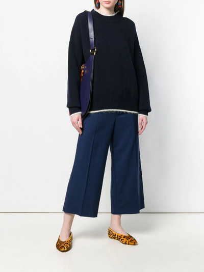 Marni contrast trim jumper outlook