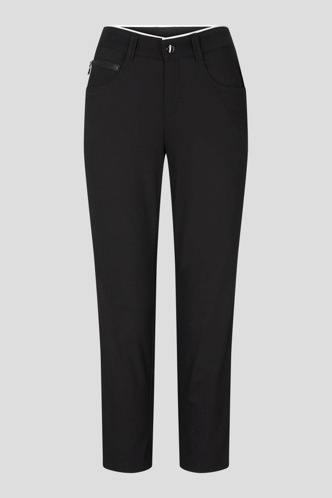 KERI 7/8 FUNCTIONAL PANTS IN BLACK - 1