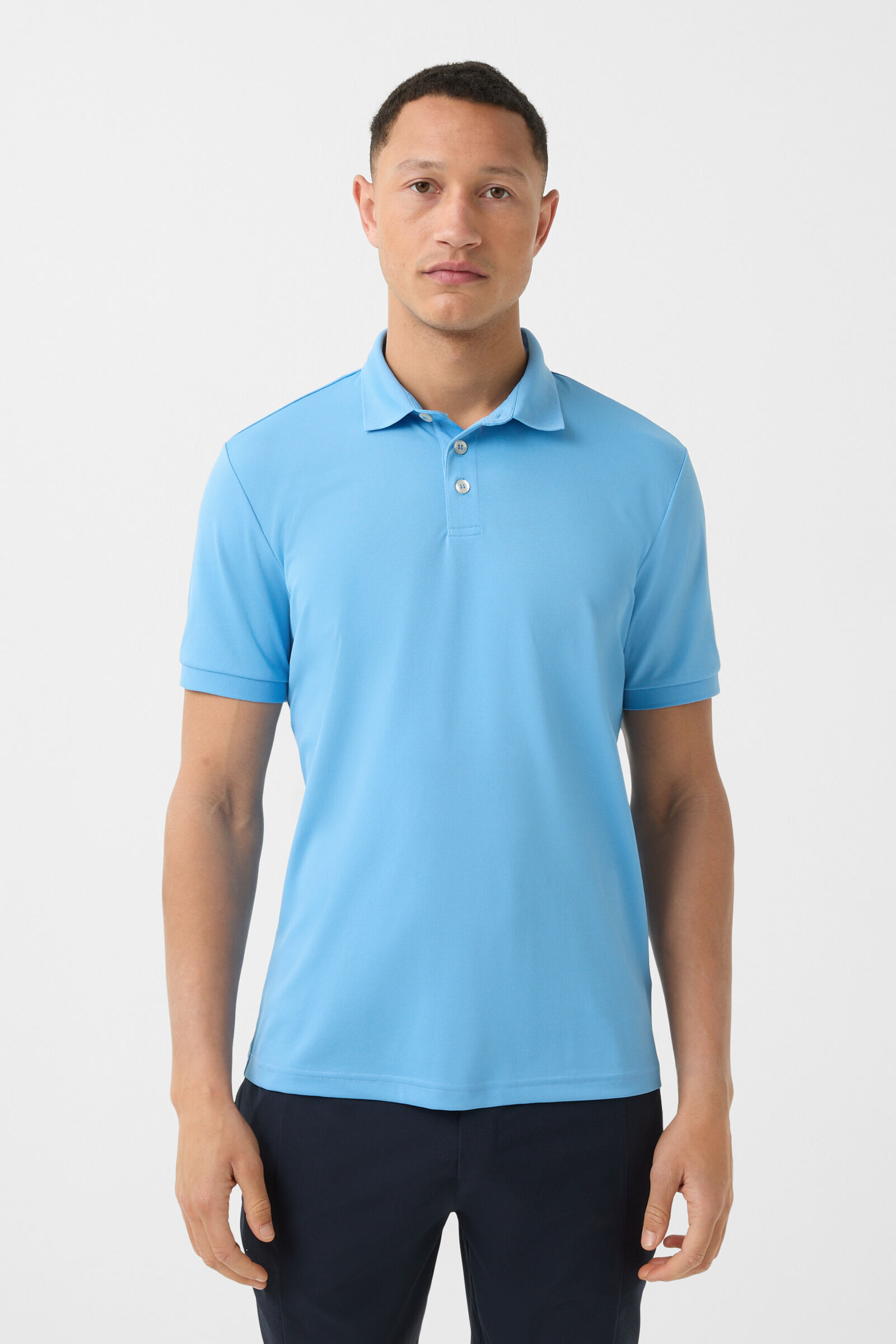 Daniel Functional polo shirt in Light blue - 2