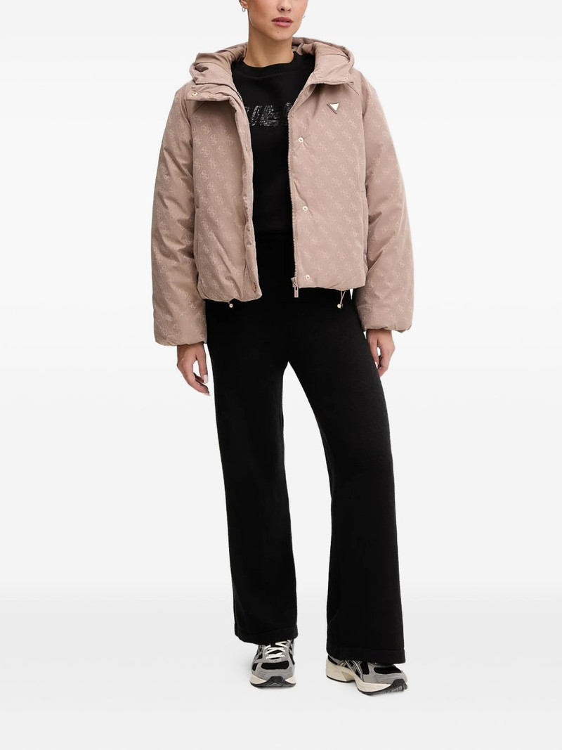 GUESS USA hooded patterned jacket outlook