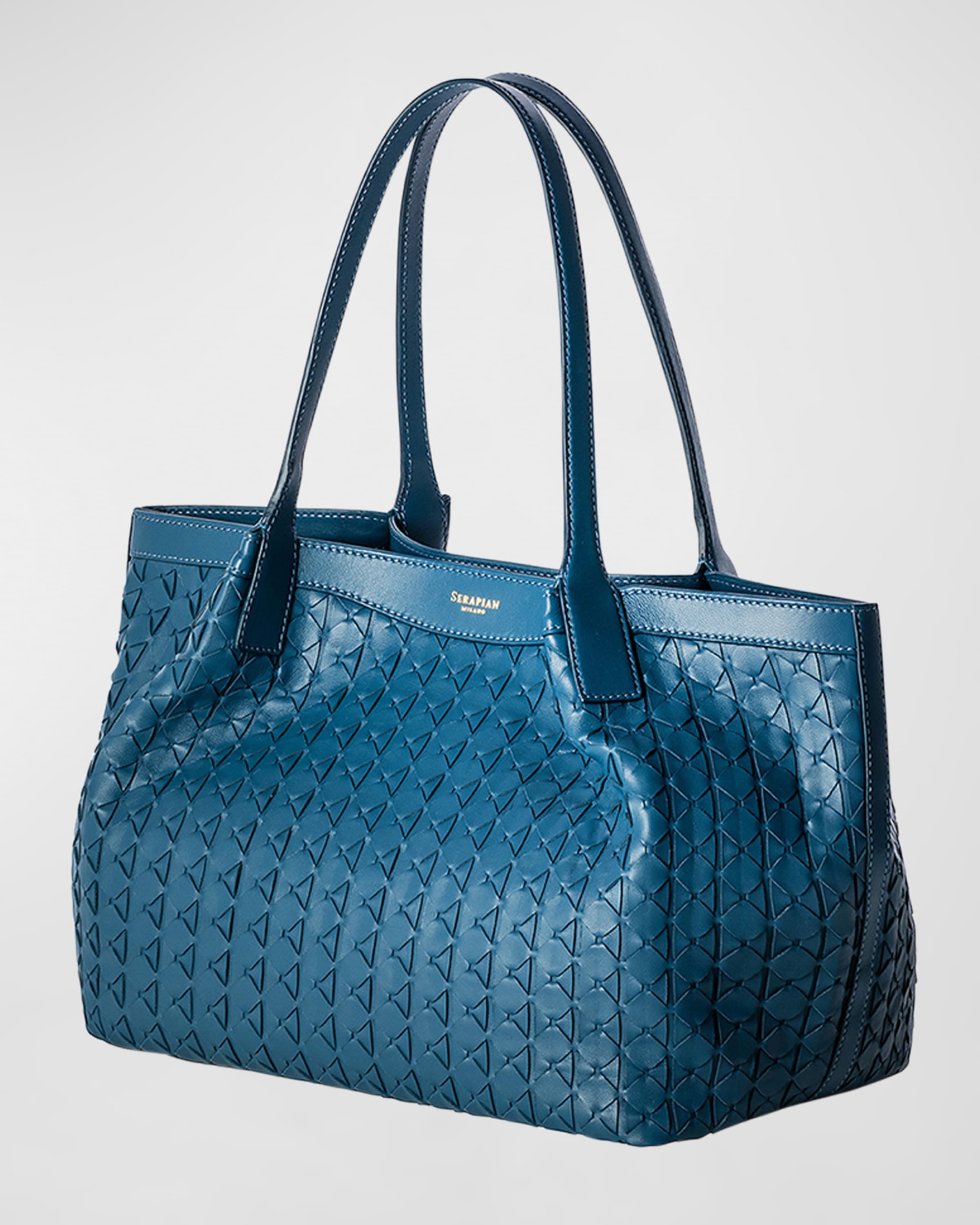 Secret Small Mosaic Leather Tote Bag - 2