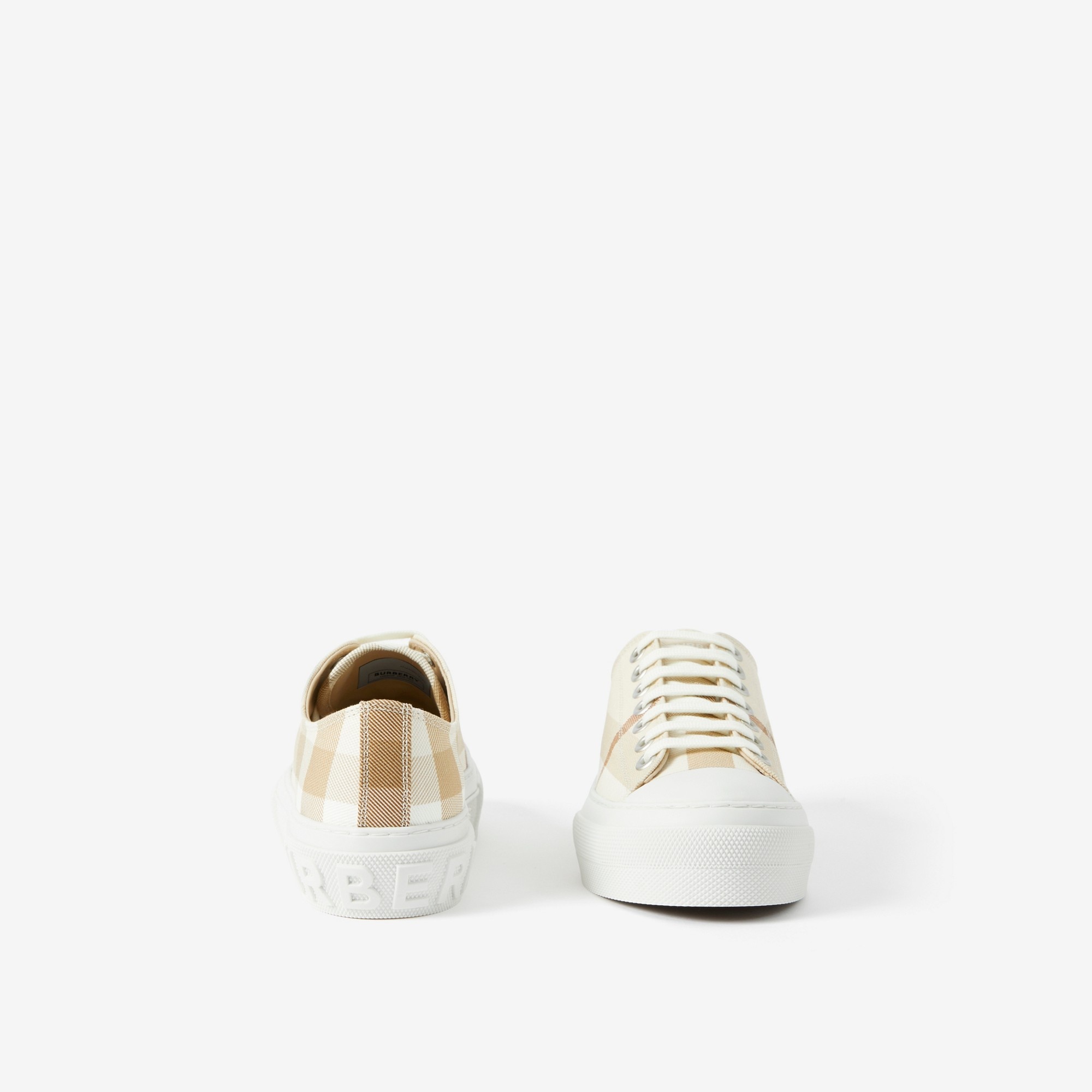 Check Cotton Sneakers - 4