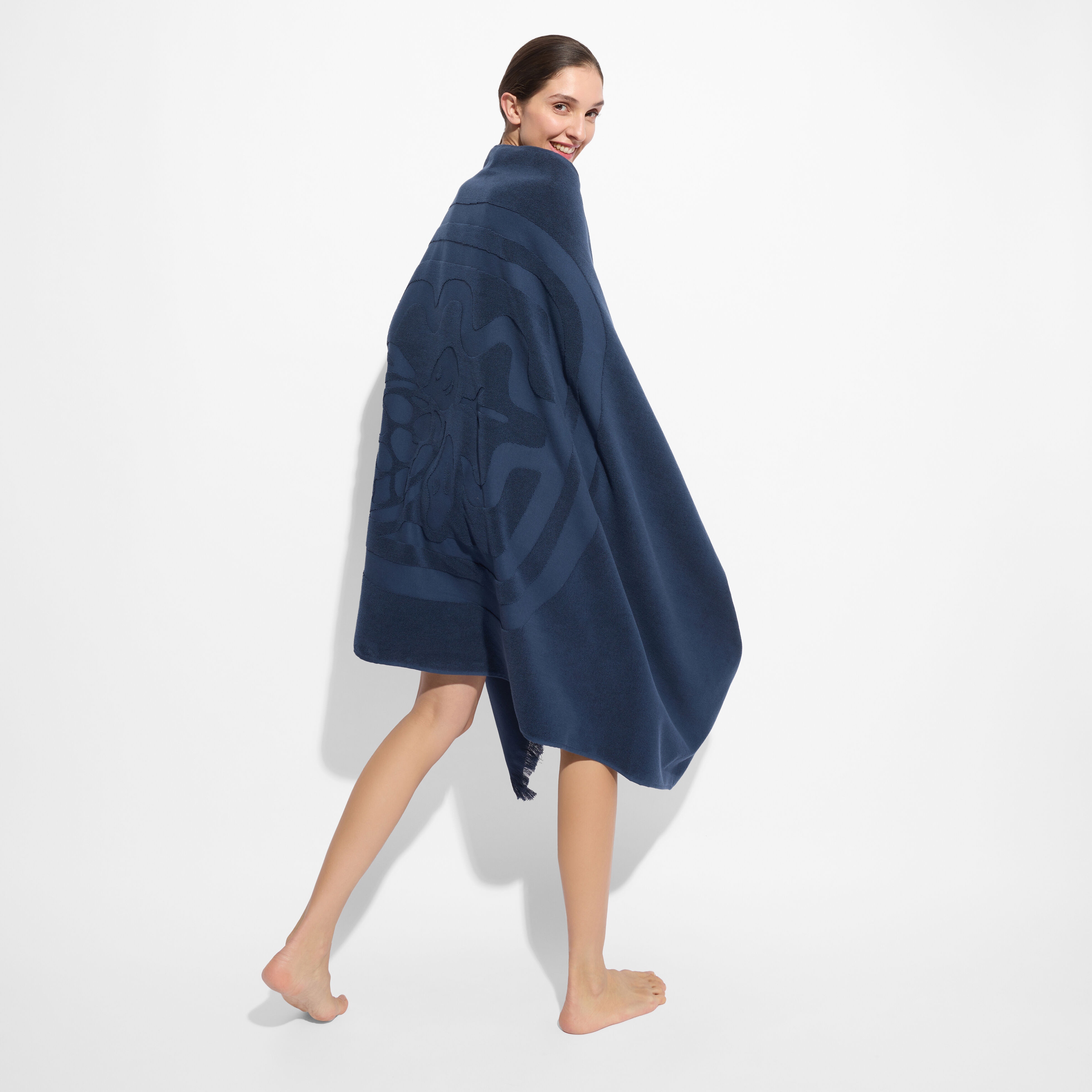 Unisex Organic Cotton Towel - Vilebrequin x Ines de la Fressange - 3