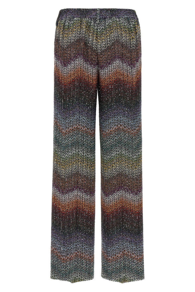 Missoni Zigzag lamé viscose pants outlook