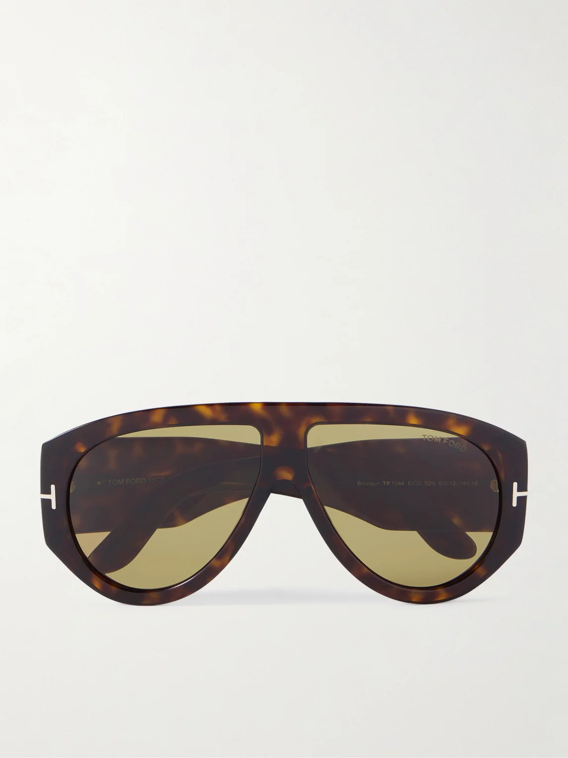 Bronson Aviator-Style Tortoiseshell Acetate Sunglasses - 1