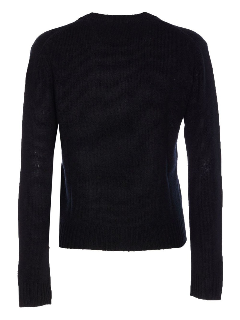 Allude crew-neck cashmere sweater outlook