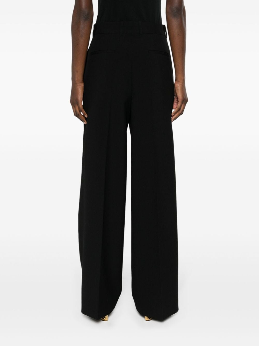 wide-leg tailored trousers - 4