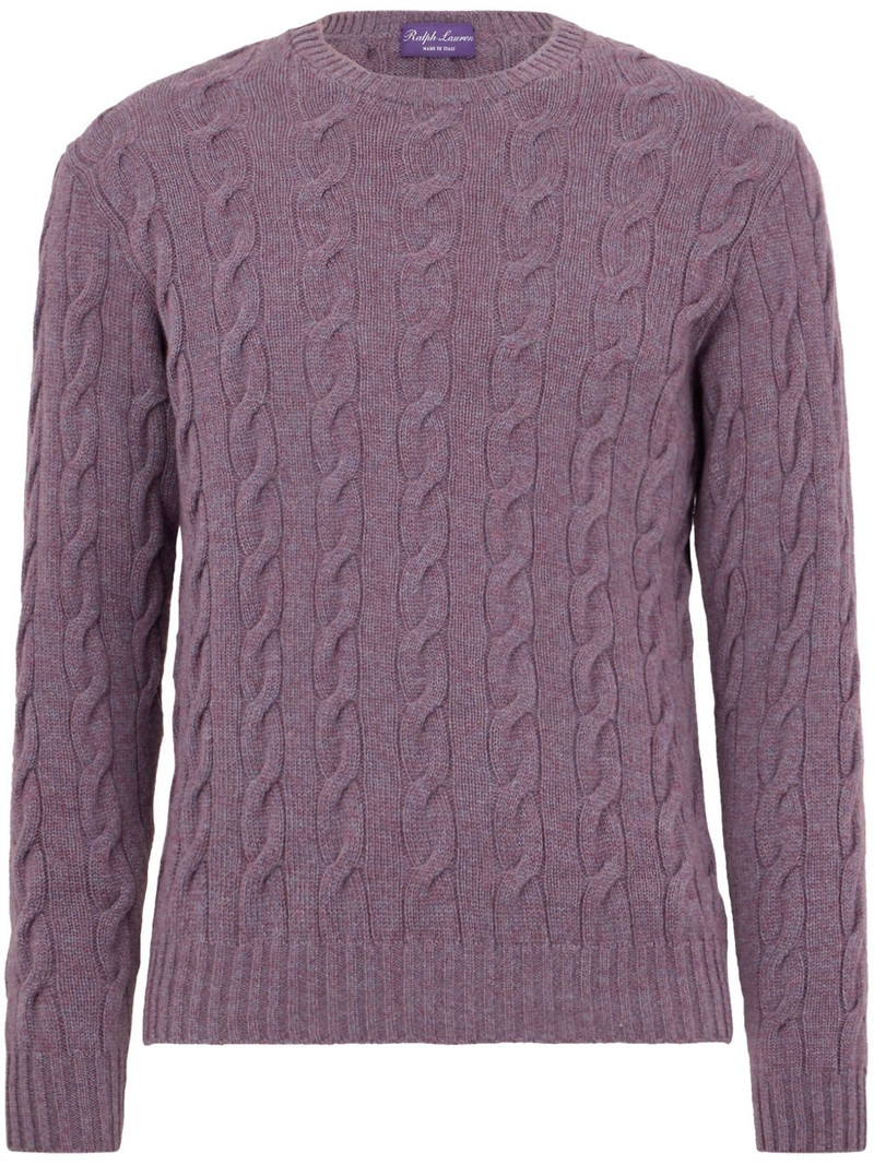 cable-knit jumper 1