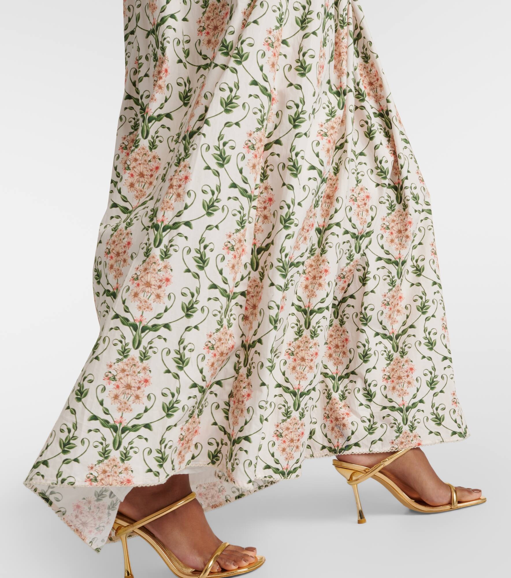 Espliego cotton floral maxi dress - 5