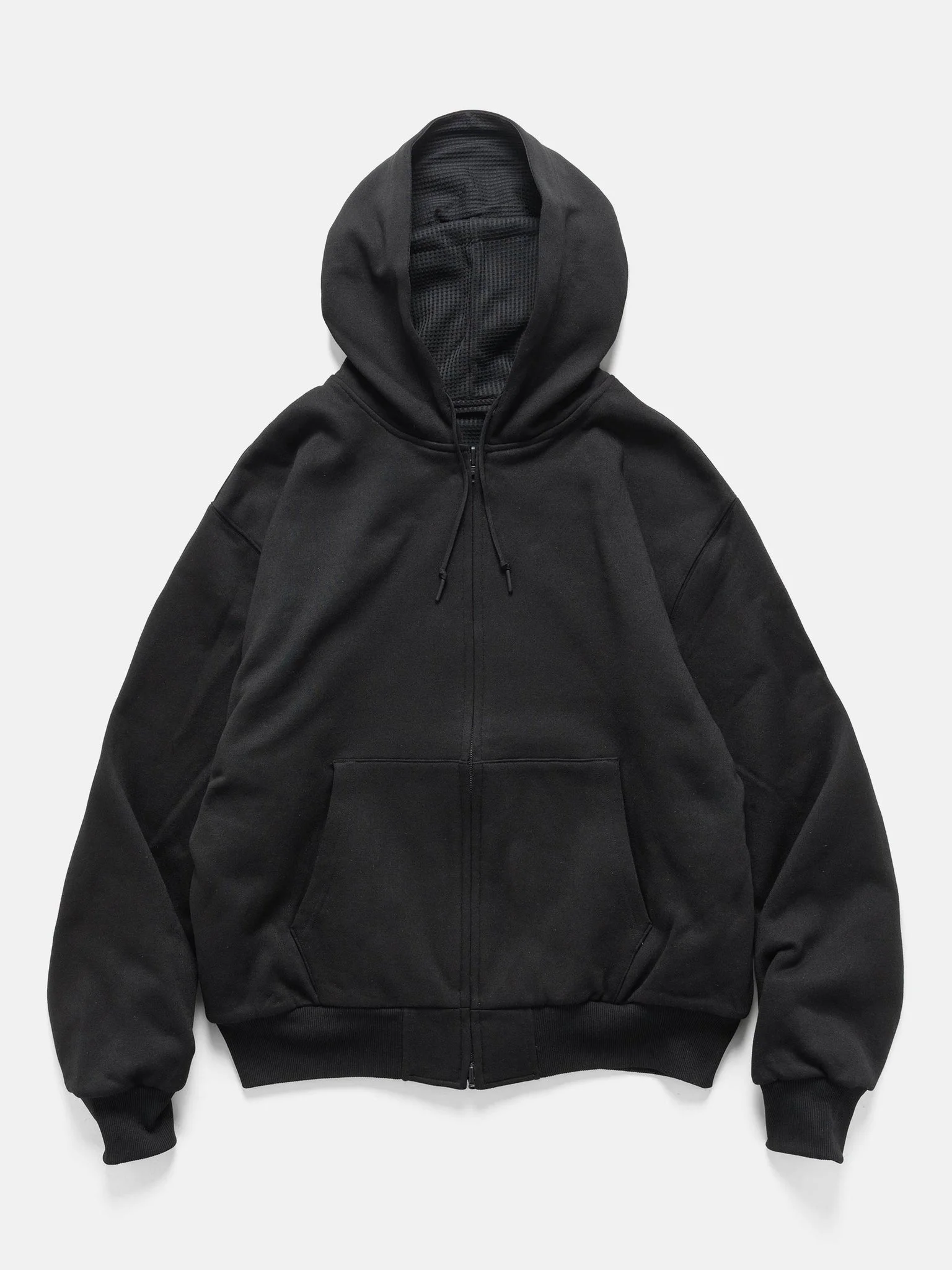 Tech Sweat Double Face Parka Black - 1