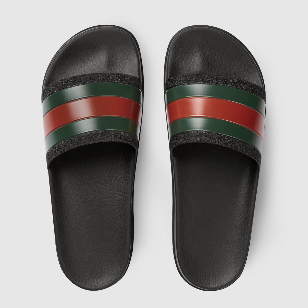 Men's Web rubber slide sandal - 3