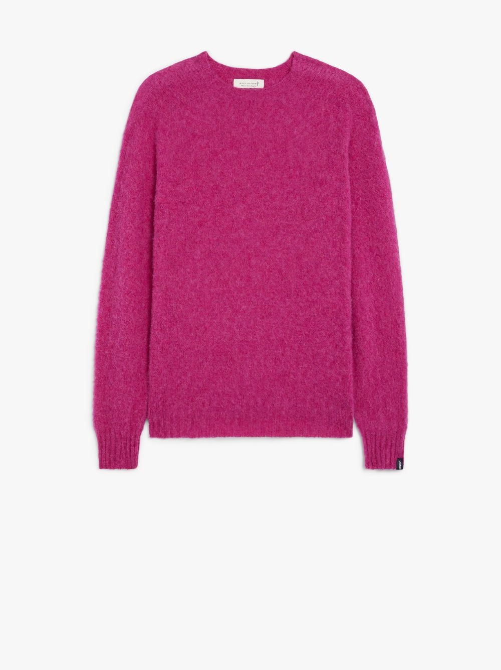 HUTCHINS PINK WOOL CREW NECK SWEATER - 1