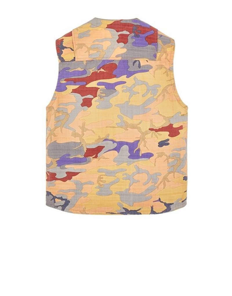 Stone Island G11E7 S.I. HERITAGE CAMO RIPSTOP NYLON ORANGE outlook