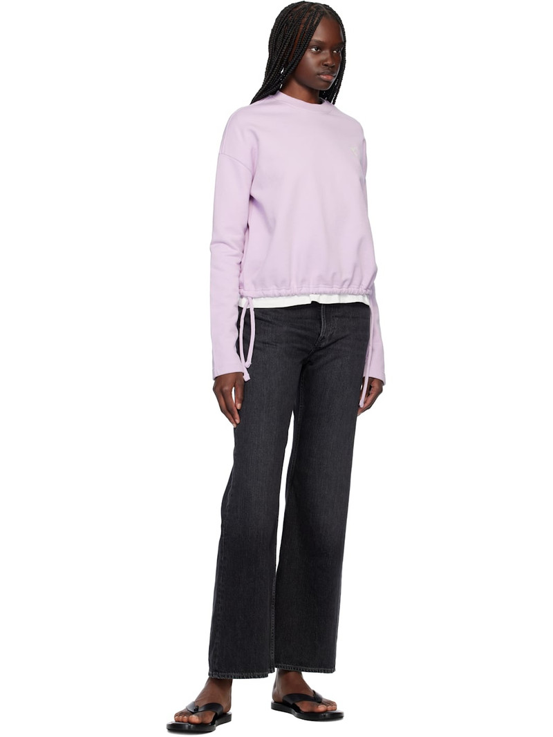 AMI Paris Purple Cotton Ami de Coeur Sweatshirt outlook