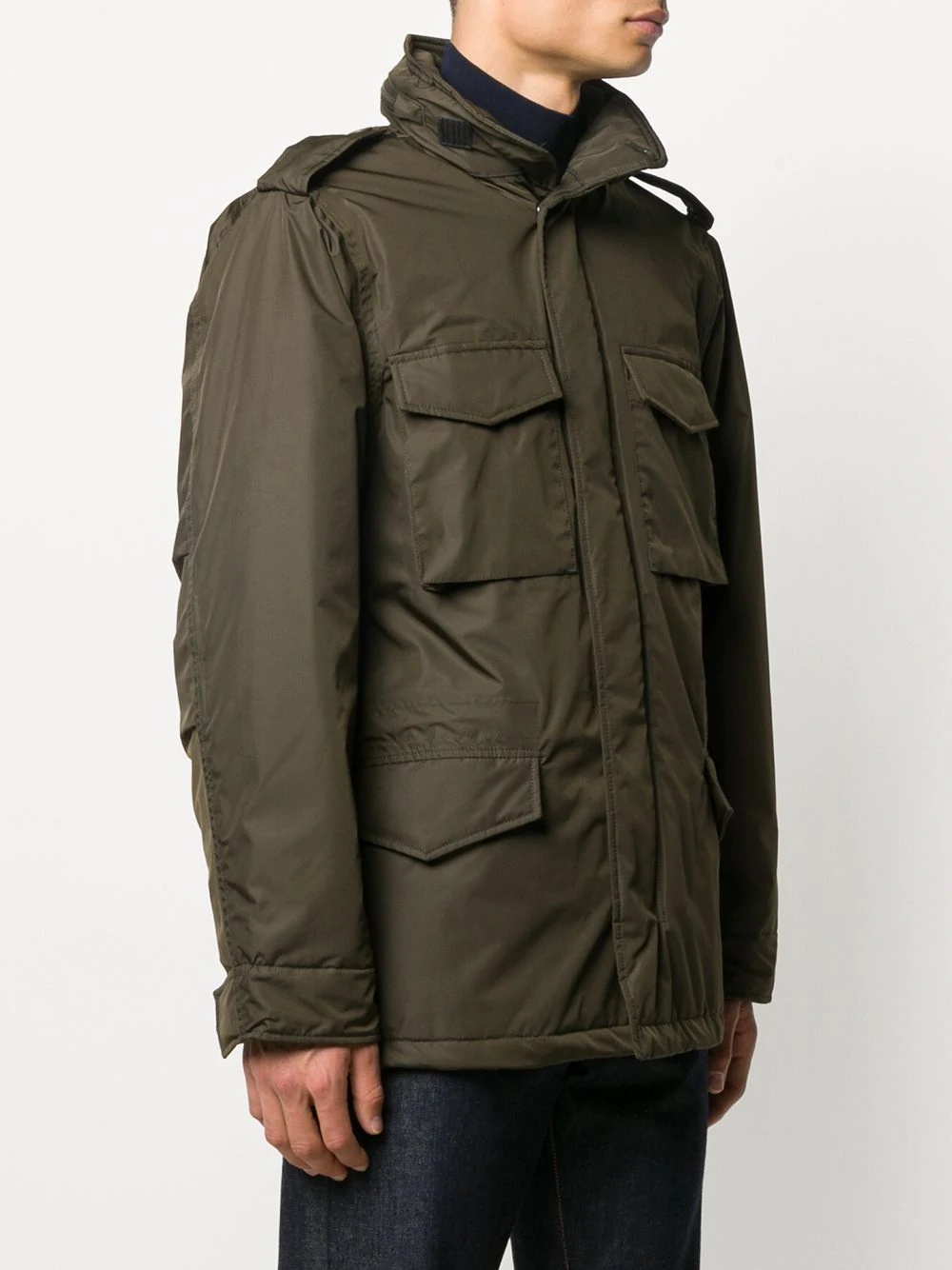 padded military jacket - 3