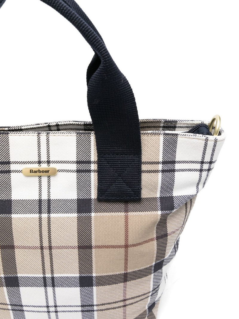 Maisy tartan tote bag 4