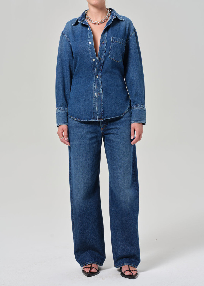 Harris Shirt In Clean Indigo 1