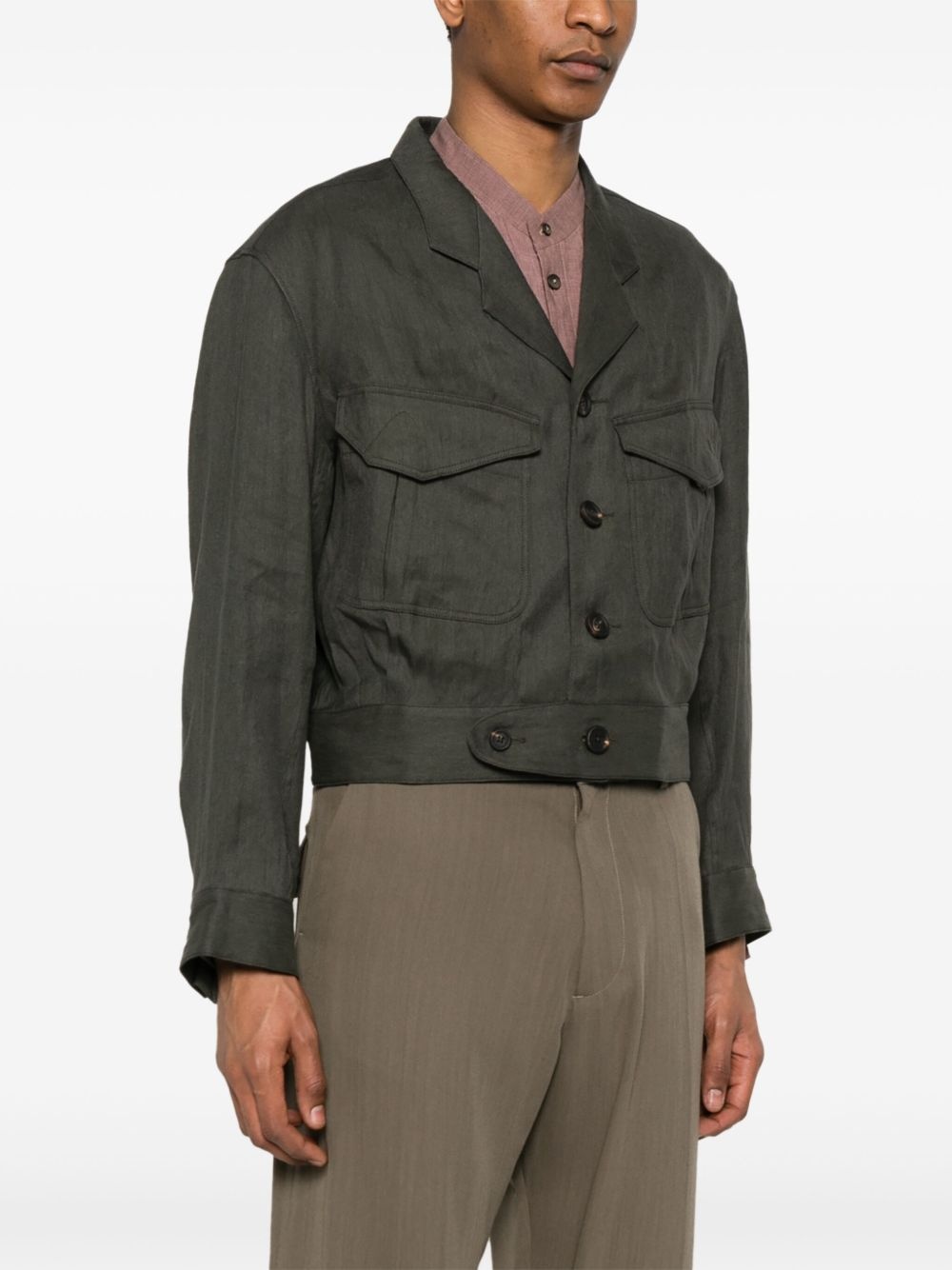 notch-lapel jacket - 3