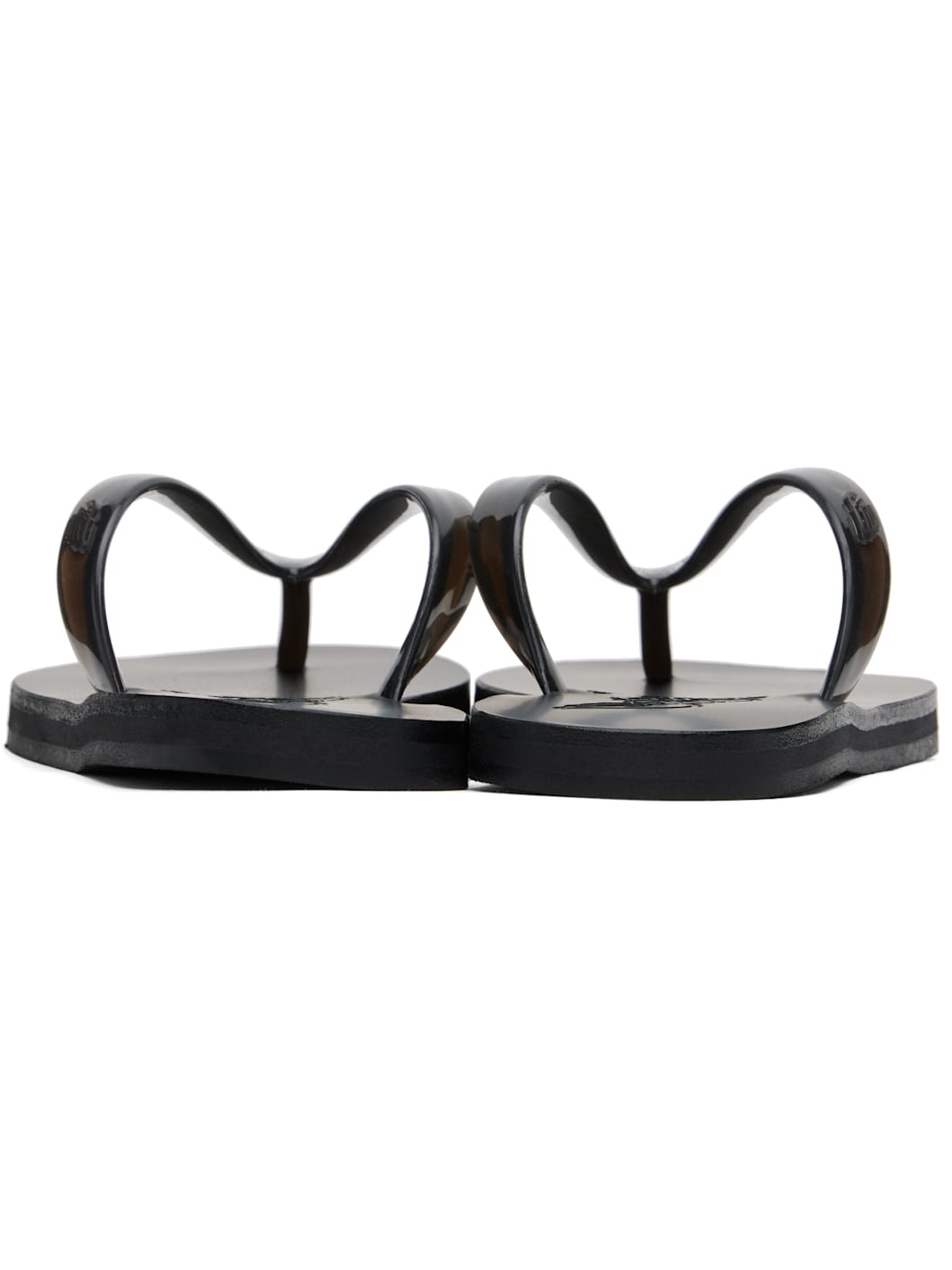 Black Saionara Jelly Flip-Flops - 2