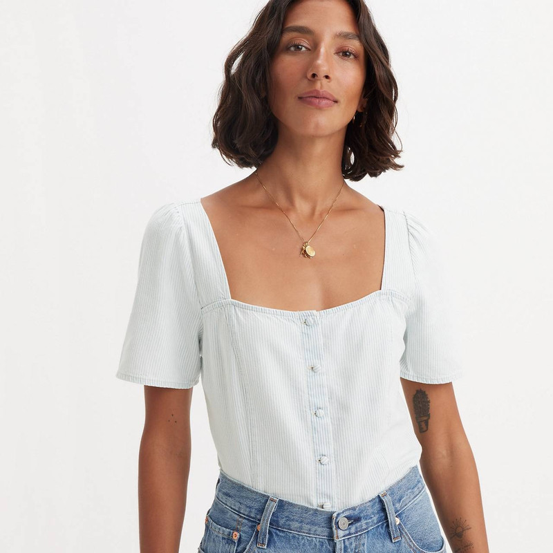 Levi's PASCALE SHORT SLEEVE BLOUSE outlook